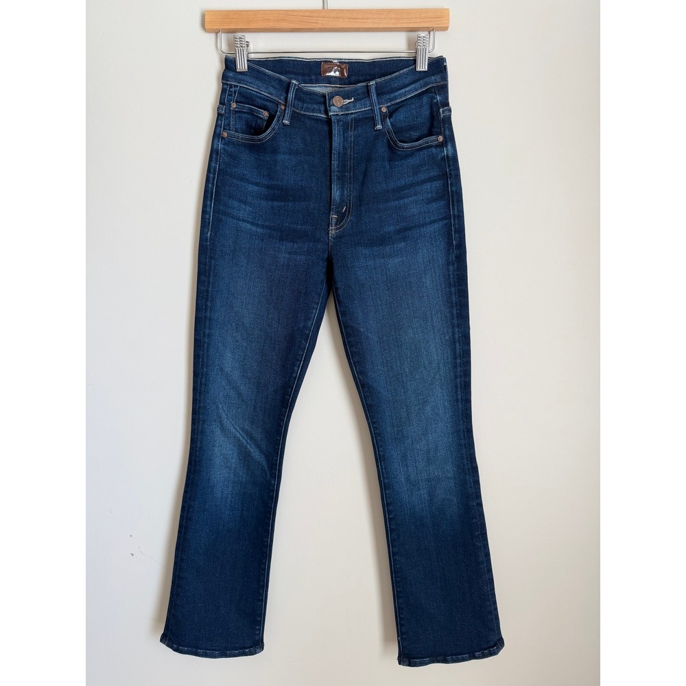 Mother The Insider Ankle Jeans Women 26 Cropped High Rise Straight